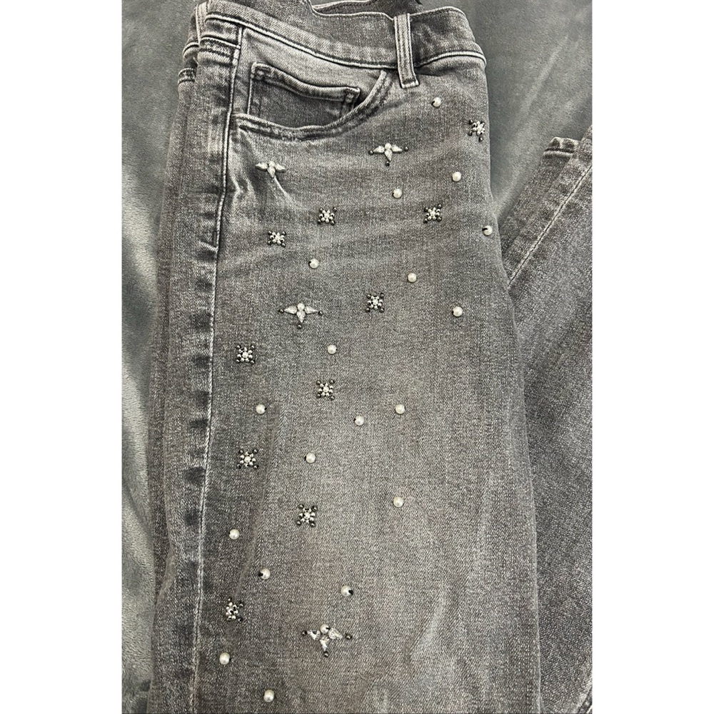 🩶 Express Embellished Mom Jeans - Picture 4 of 9